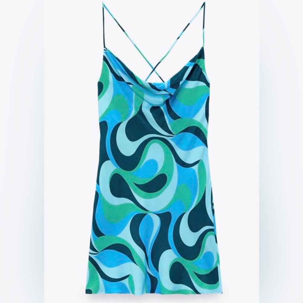 70s inspired Zara dress size medium